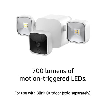 Blink Outdoor 3rd Gen + Floodlight — 1 camera kit (White)