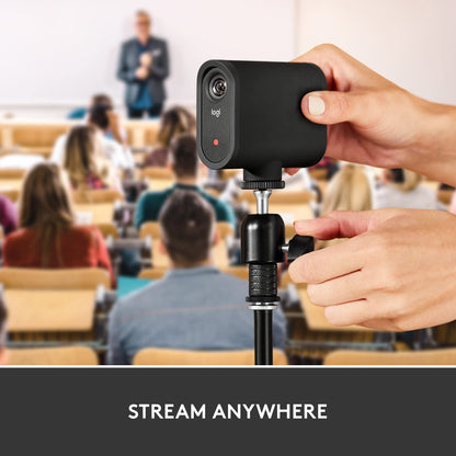 Mevo Start, Wireless Live Streaming Camera, 1080p HD Video Quality, Intelligent App Control, Stream via LTE or Wi-Fi - Black