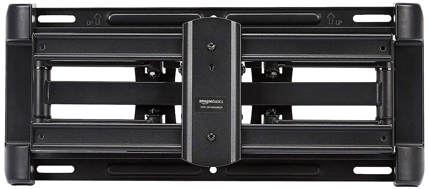 Amazon Basics Dual-Arm Full-Motion Articulating TV Mount for 32-65 Inch TVs up to 100 lbs