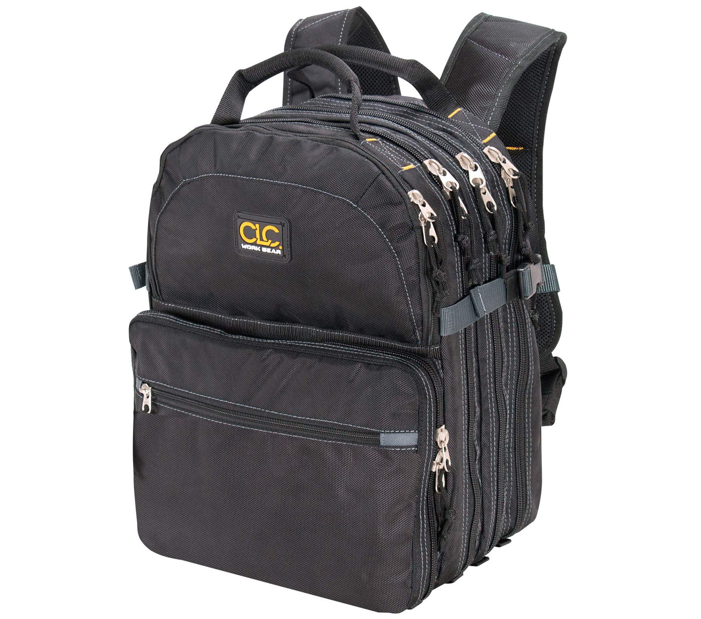 CLC Custom LeatherCraft 1132 75-Pocket Tool Backpack & Clc Custom Leathercraft 1173 Socket Tool Roll Pouch, 32 Pocket