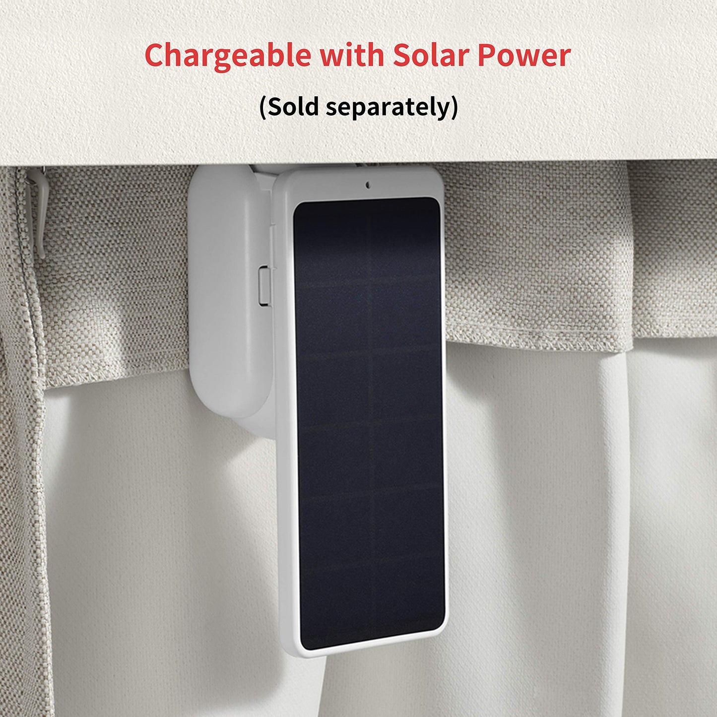 SwitchBot Solar Panel Charger for SwitchBot Curtain (Black)