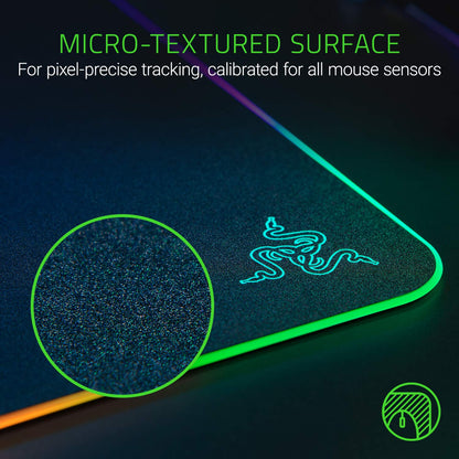 Razer Firefly V2 - Hard Surface Gaming Mouse Mat with Chroma