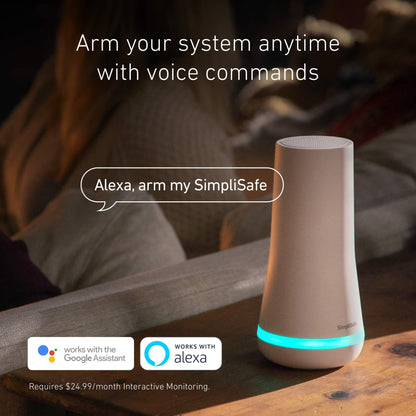 SimpliSafe 5 Piece Wireless Home Security System - Optional 24/7 Professional Monitoring - No Contract - Compatible with Alexa and Google Assistant