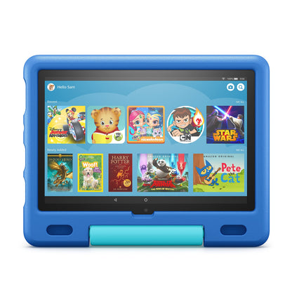 Amazon Kid-Proof Case for Fire HD 10 tablet (Only compatible with 11th generation tablet, 2021 release) – Aquamarine